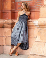 Gypsy Dress/Skirt Turquoise Black