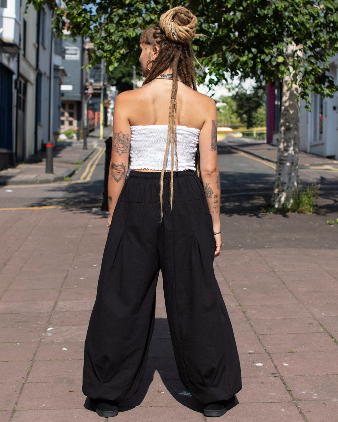 Chakra Harem Pants Black