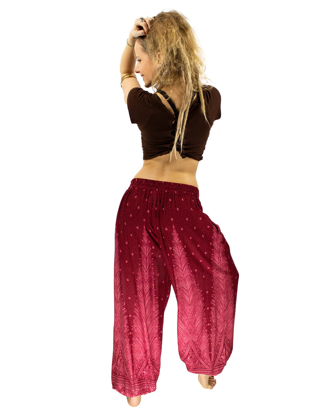 ALADDIN HAREM PANTS RED