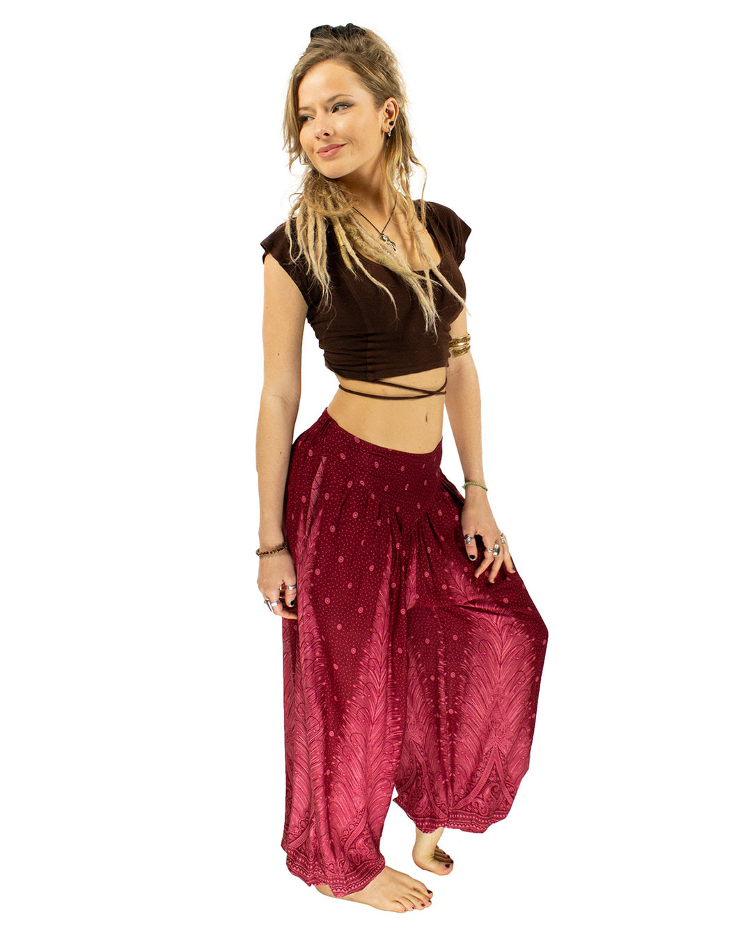 ALADDIN HAREM PANTS RED