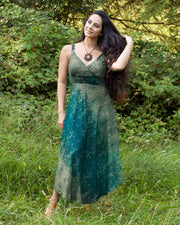 Shanti Bohemian Dress Turquoise