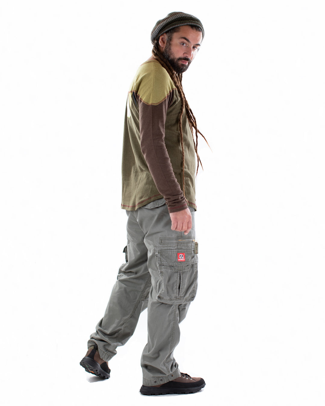 Molecule Cargo Combat Trousers Green