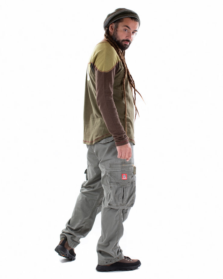 Men Cargo Combat Joggers Pants Elastic Waist Tapered Work Trousers Casual |  eBay