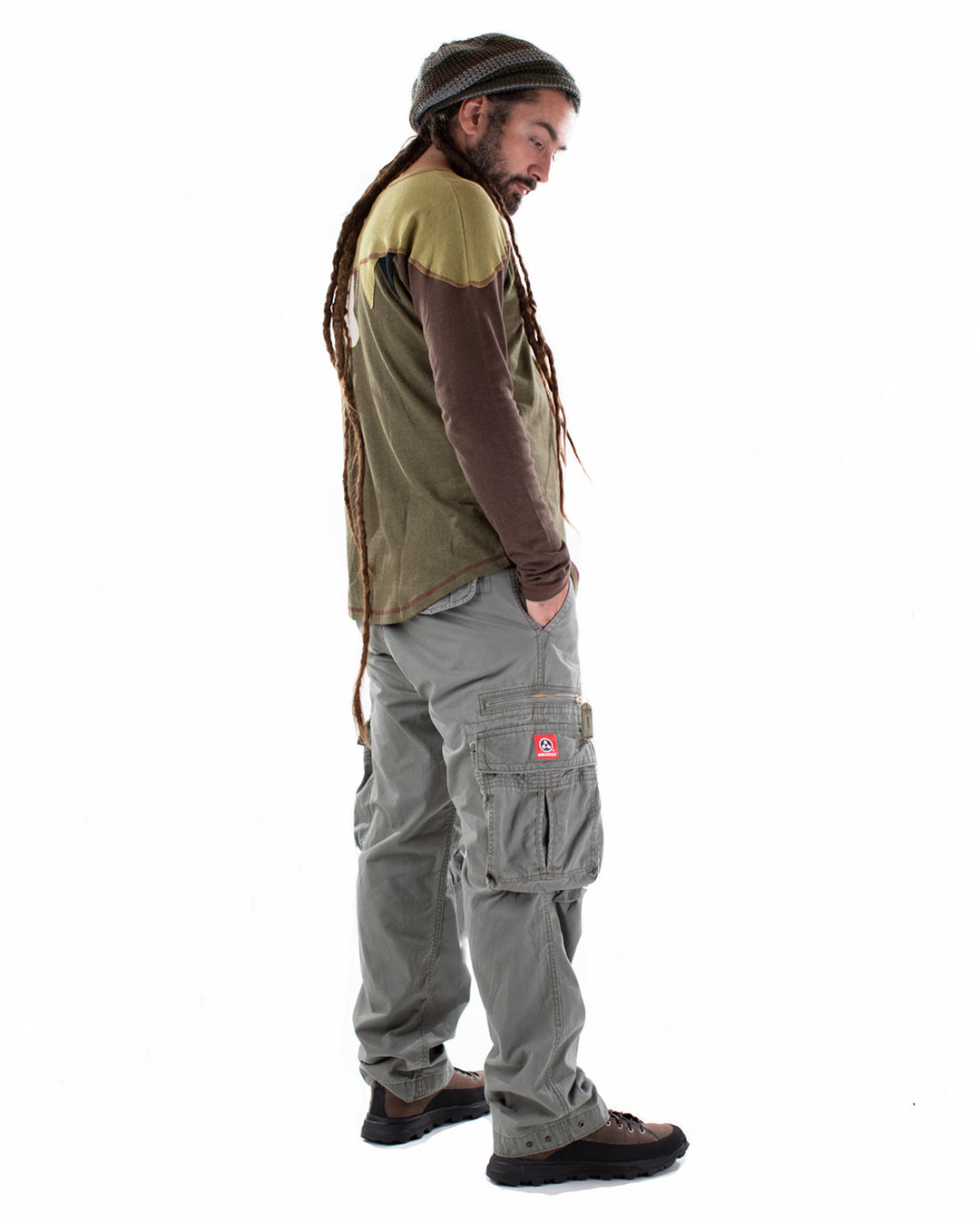 Molecule Cargo Combat Trousers Green