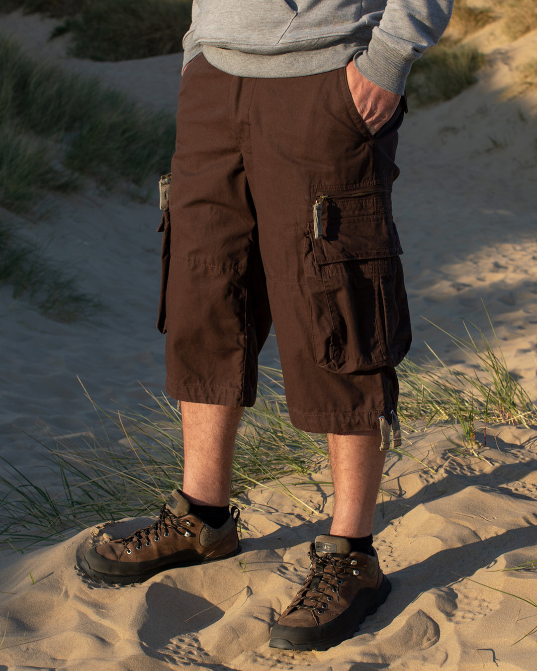 Molecule 3/4 Combat Cargo Men’s Shorts Brown