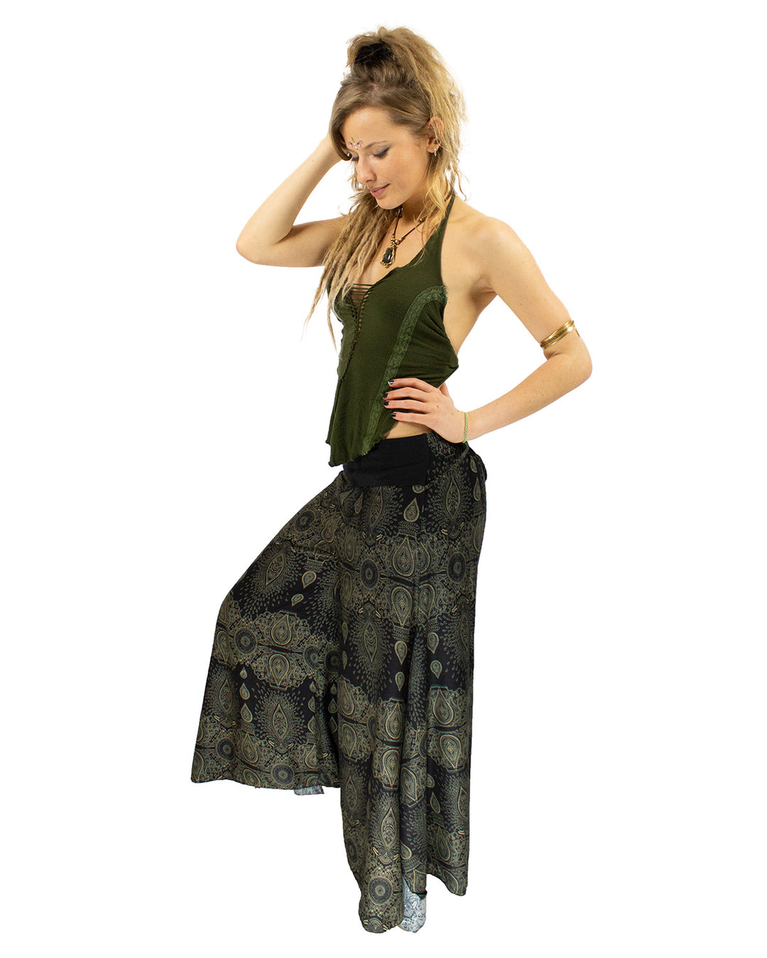 Palazzo Harem Pants Black