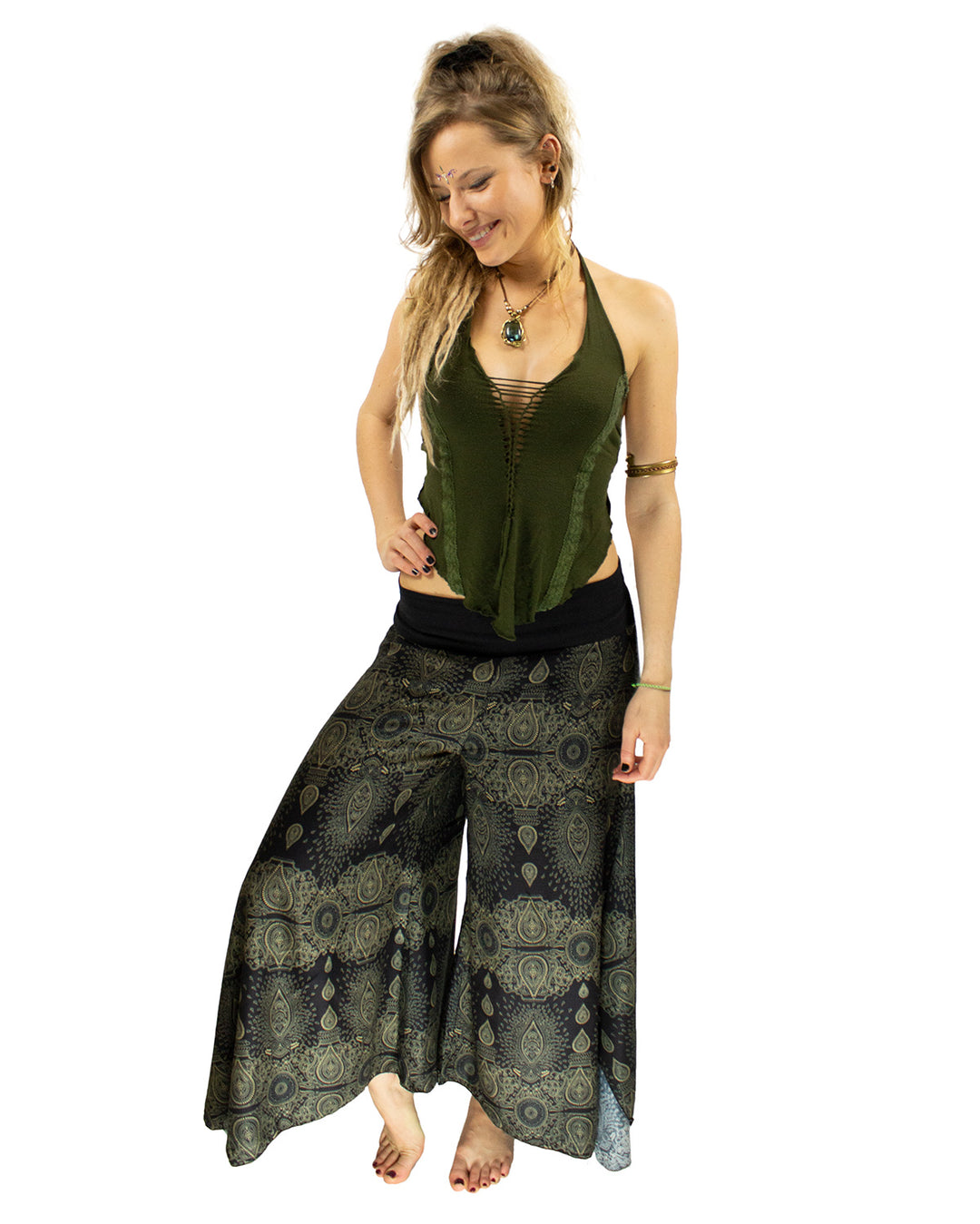 Palazzo Harem Pants Black