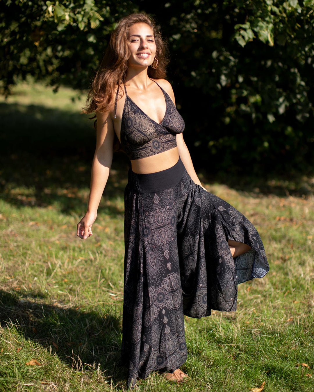 Palazzo Harem Pants Black