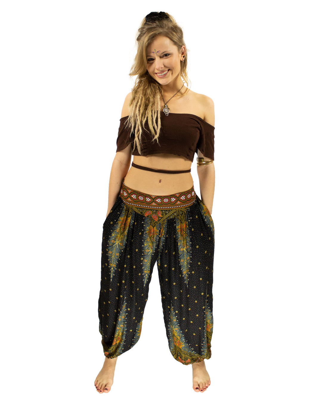 Aladdin Harem Pants Black