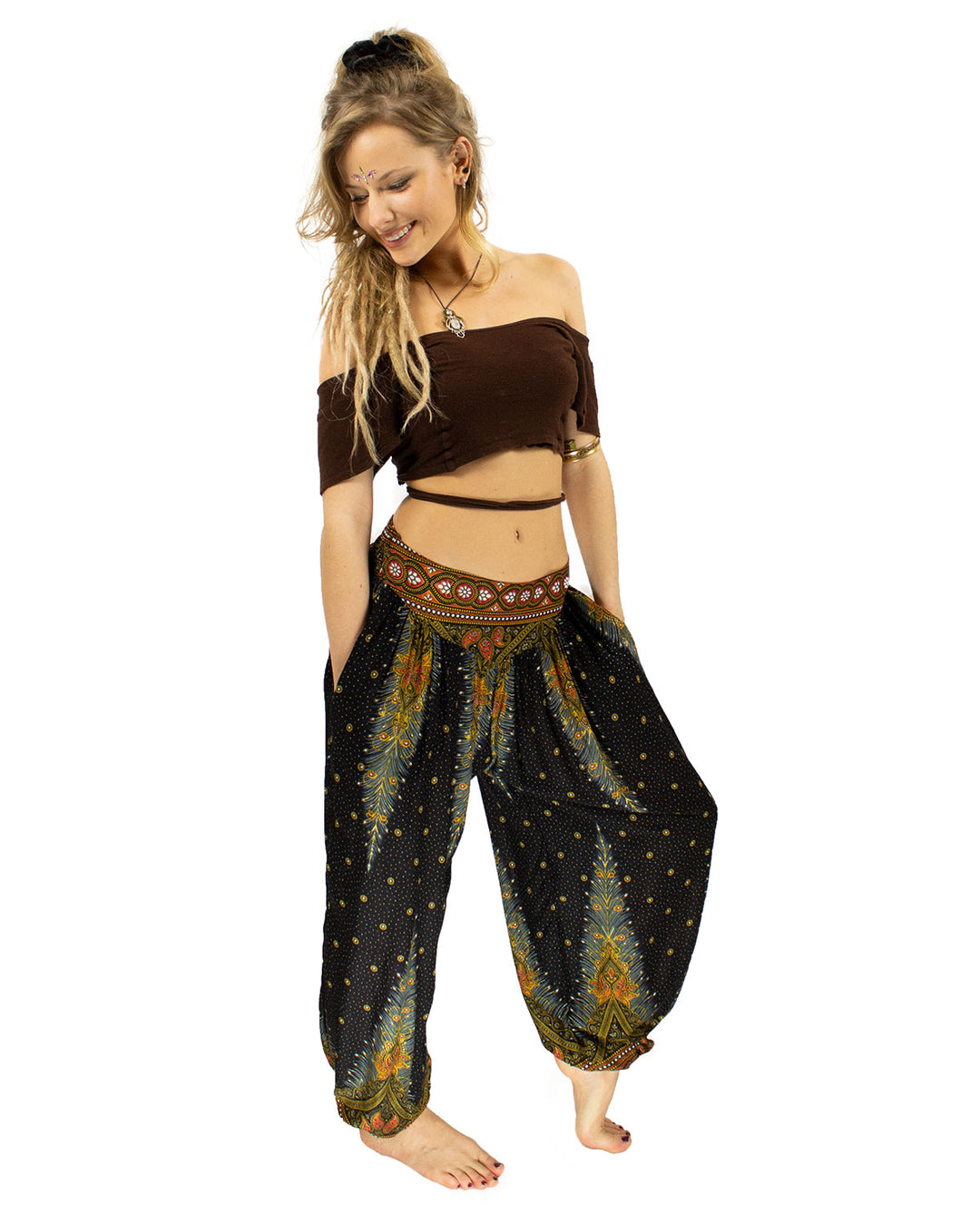 Aladdin Harem Pants Black