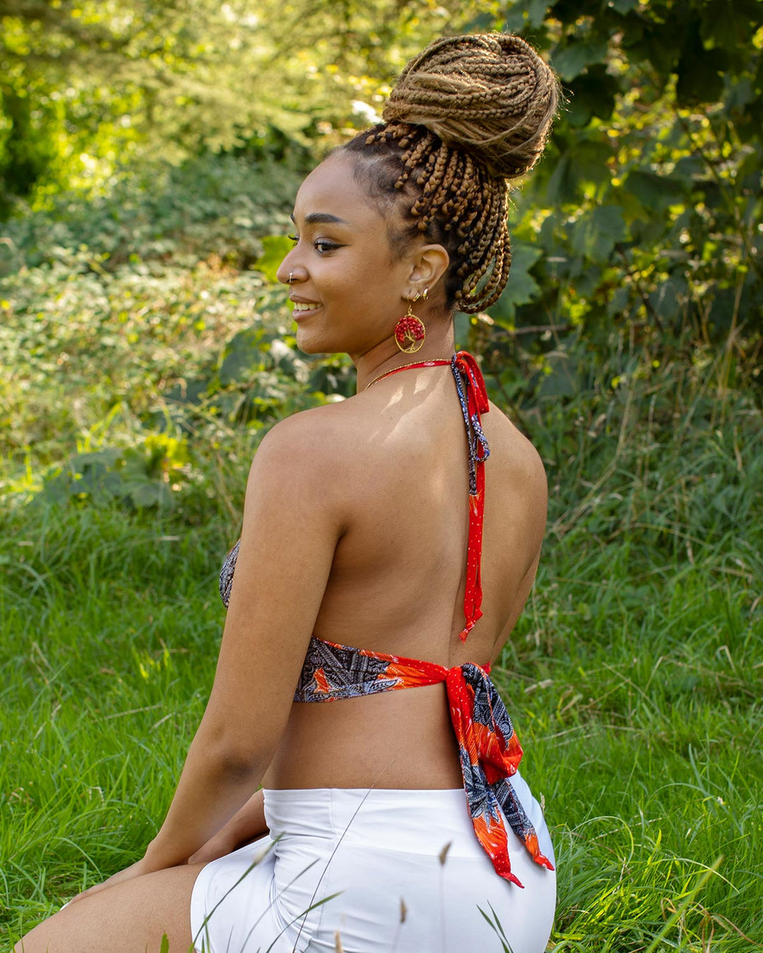 Bikini Crop Top Red