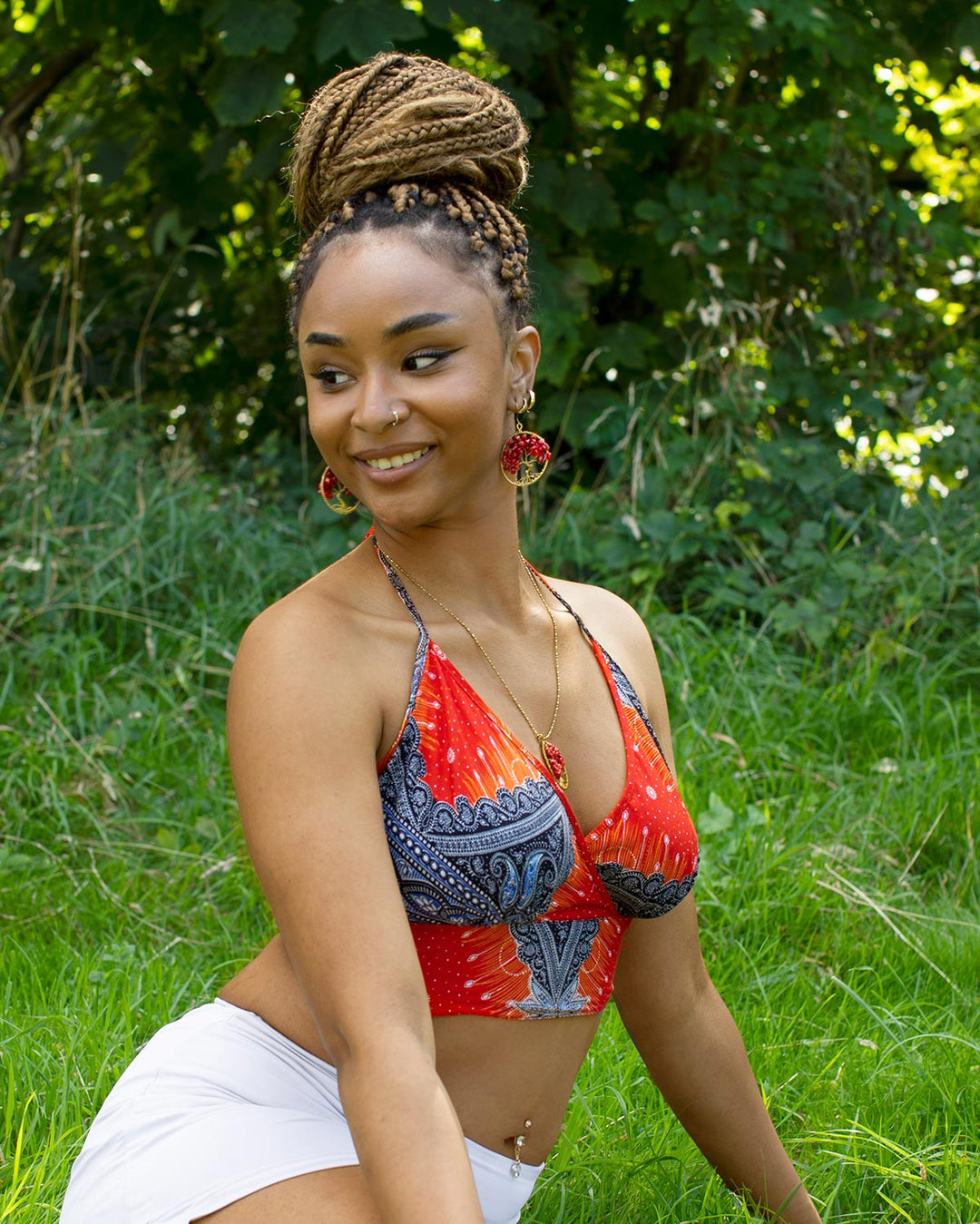 Bikini Crop Top Red