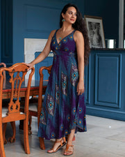 Shanti Bohemian Dress Purple