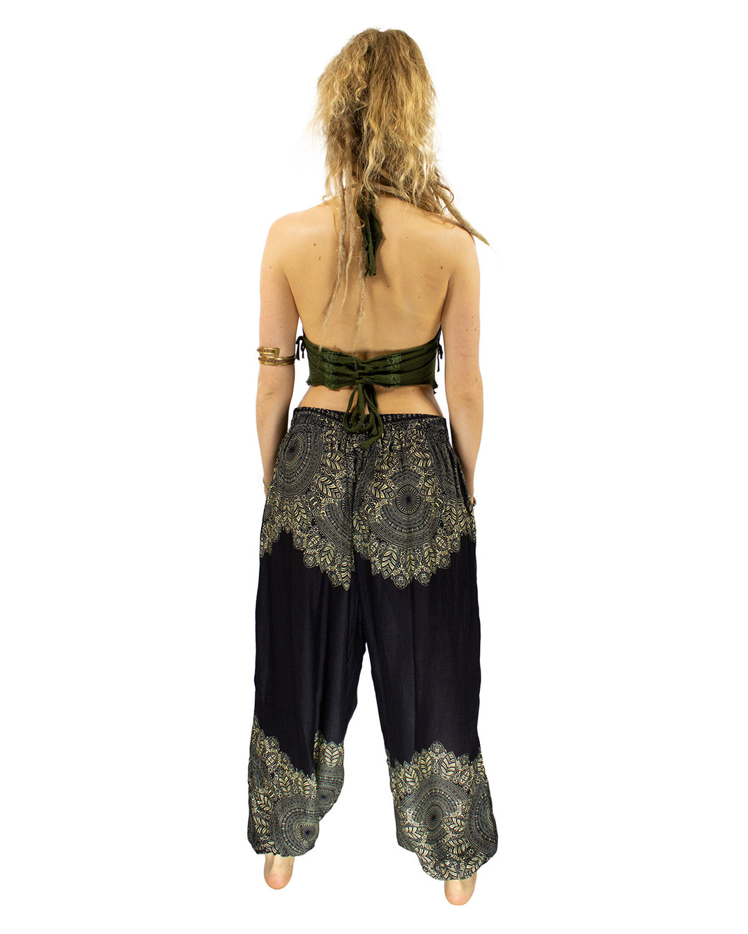 ALADDIN HAREM PANTS BLACK