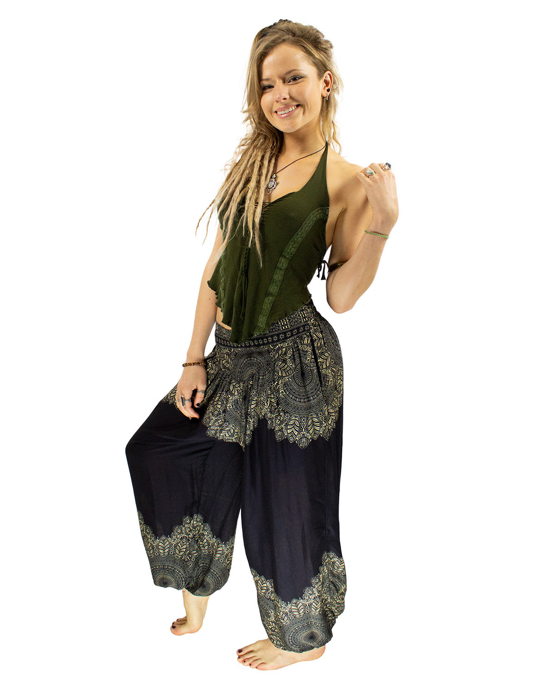 ALADDIN HAREM PANTS BLACK