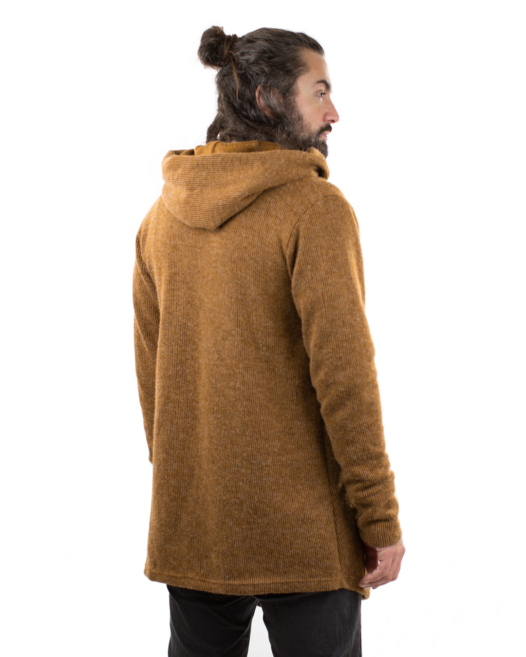 Aliteia Hooded Snood Cardigan Jacket Camel