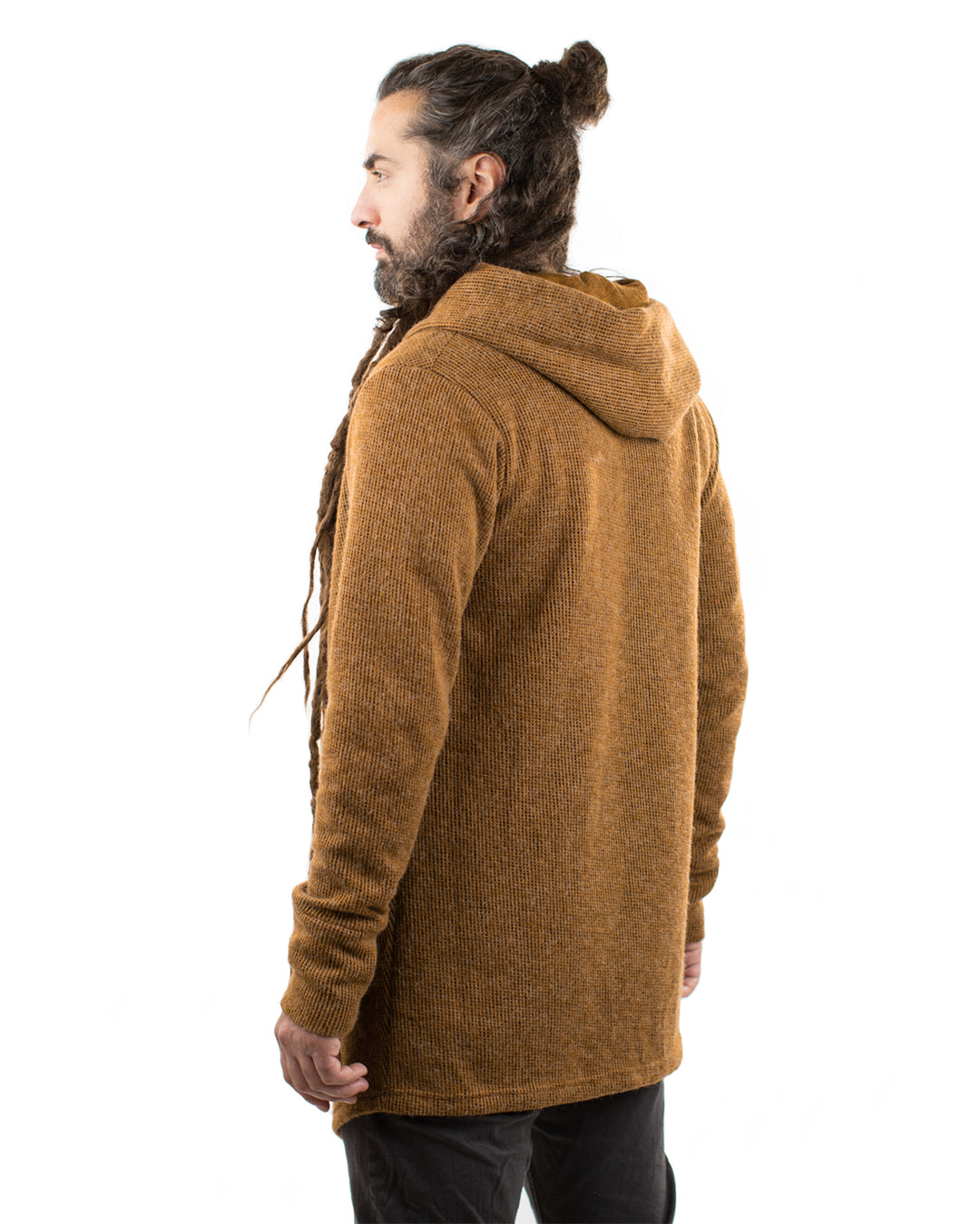 Aliteia Hooded Snood Cardigan Jacket Camel