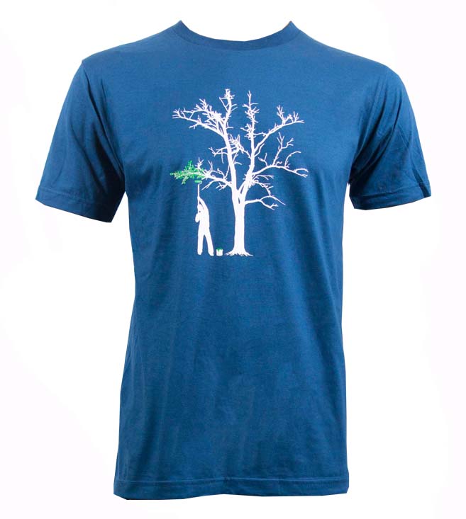 Man Painting Tree T-Shirt