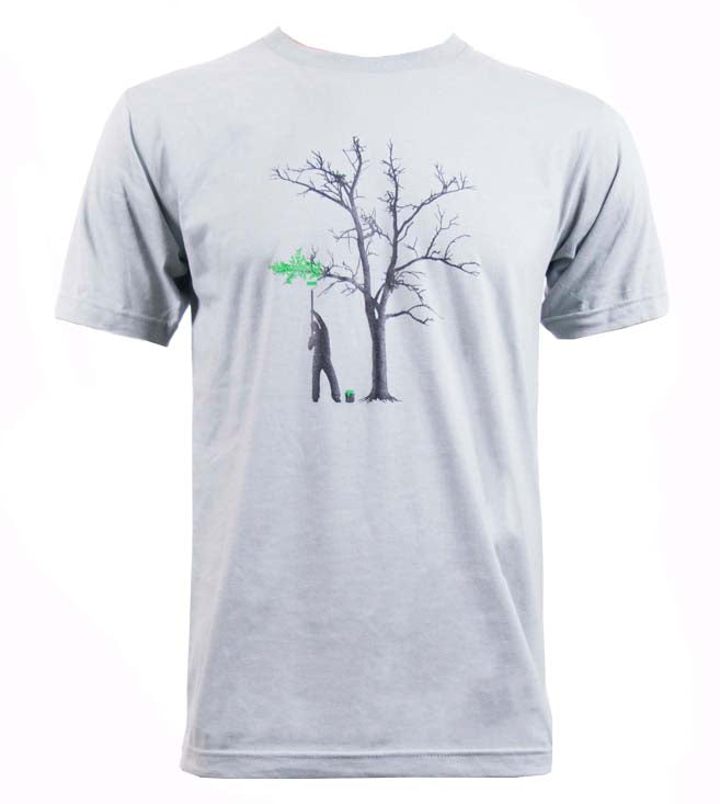 Man Painting Tree T-Shirt