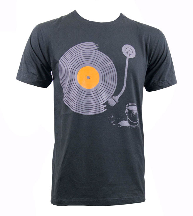 Vinyl Record Paint Brush T-Shirt