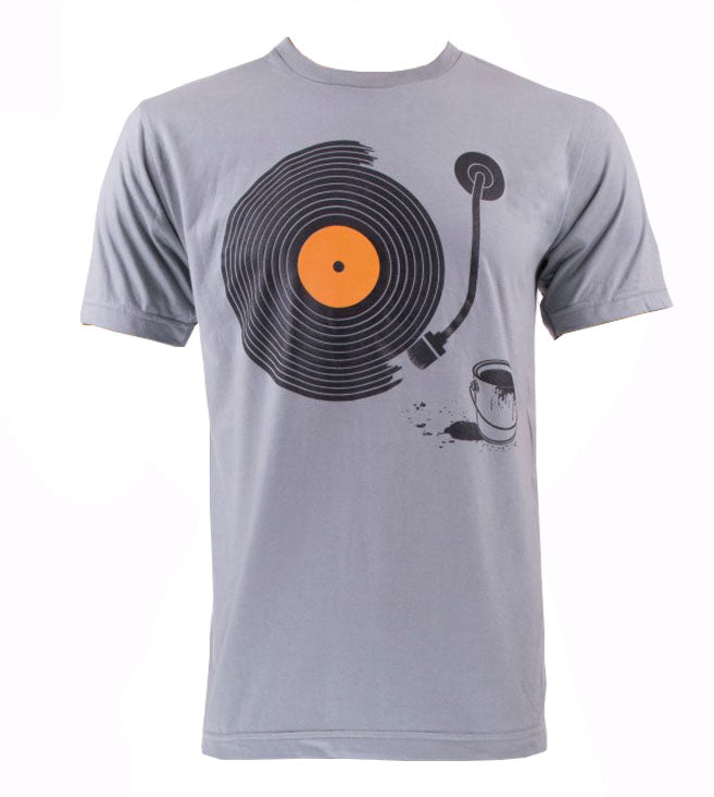 Vinyl Record Paint Brush T-Shirt