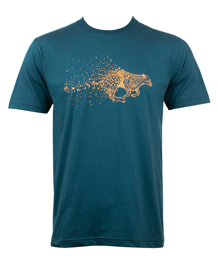 Cheetah Running T-Shirt Dark Blue