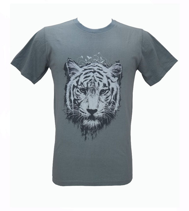 Tiger T-Shirt Light Grey