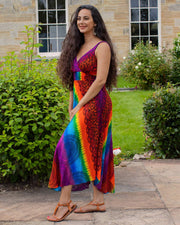 Shanti Bohemian Dress Rainbow