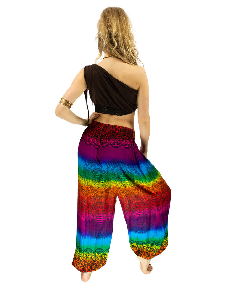 Aladdin Harem Pants Rainbow