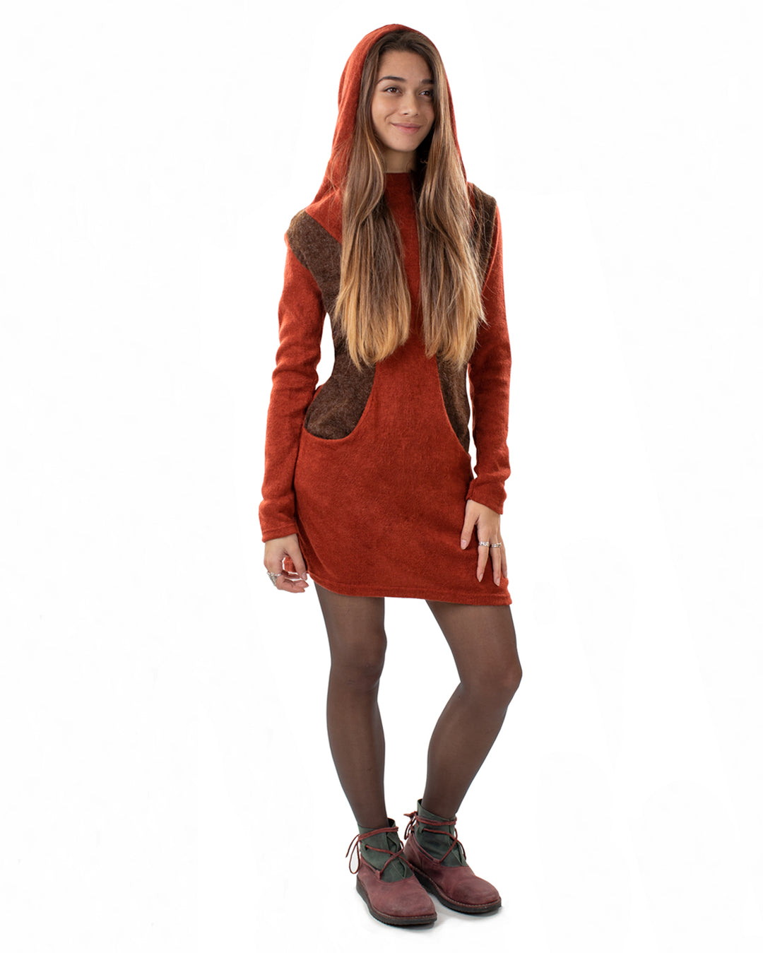 Neptune Dress Sienna/Brown