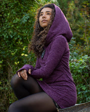 Purple Hooded Pixie Dress