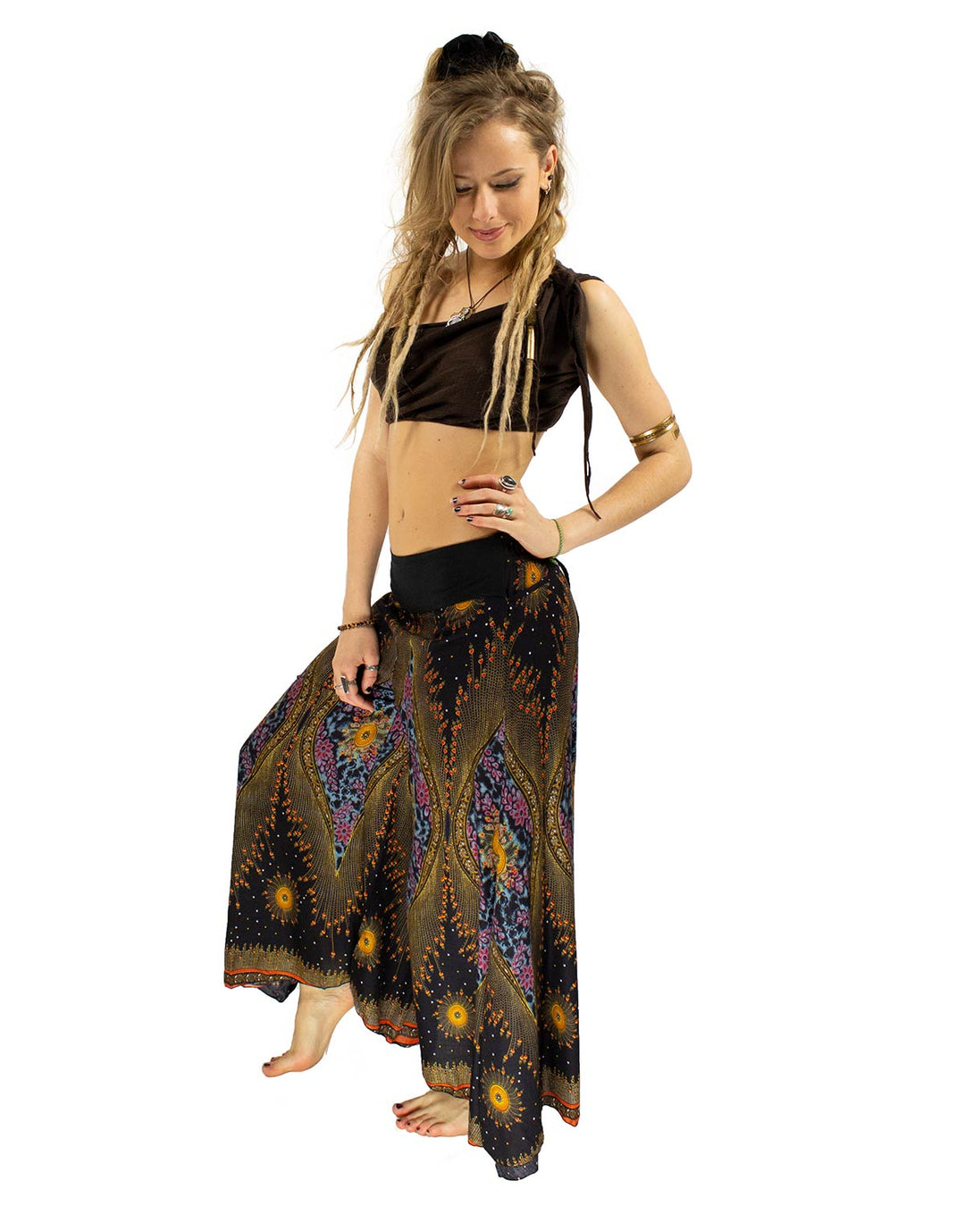 Palazzo Harem Pants Black