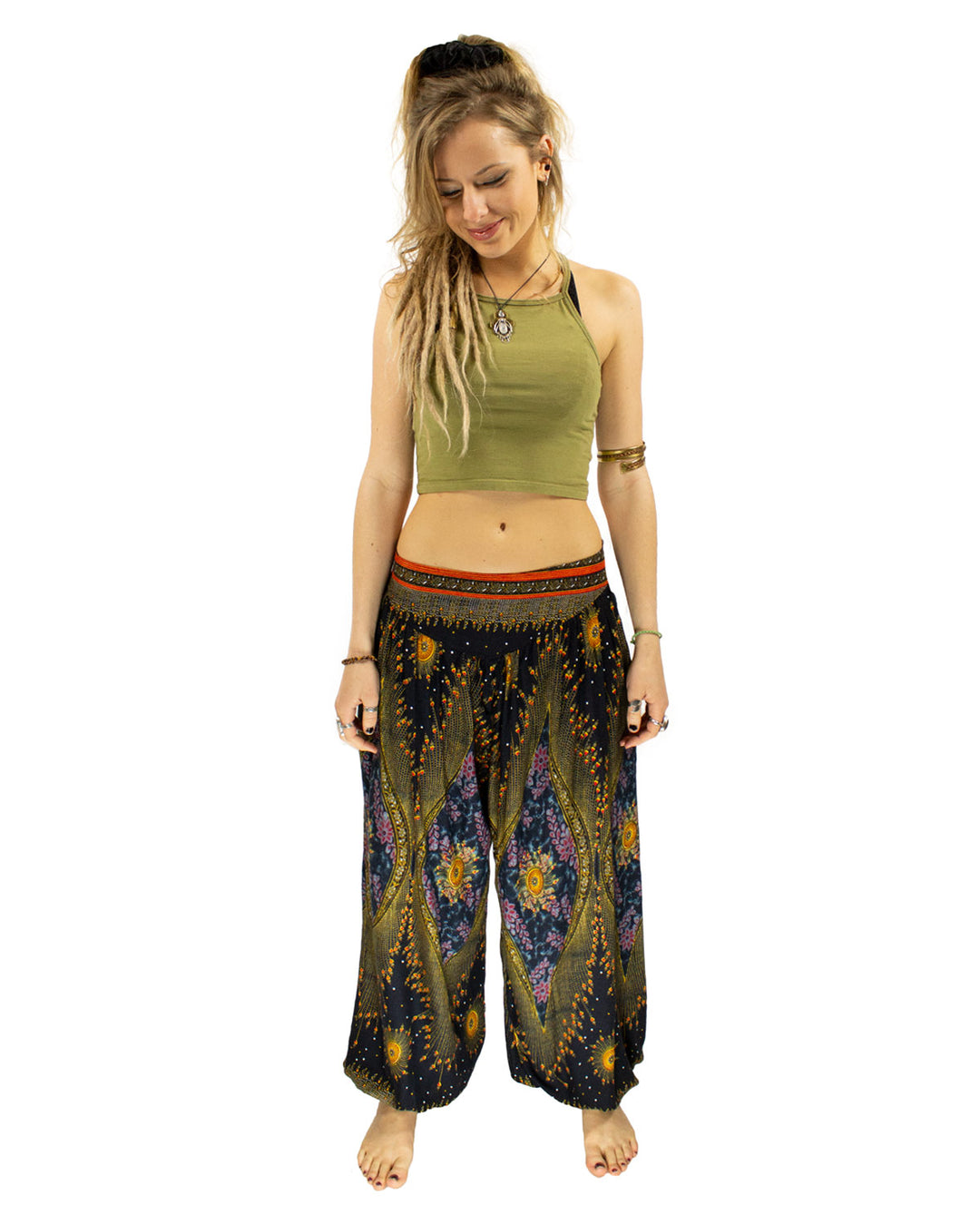 Aladdin Harem Pants Black