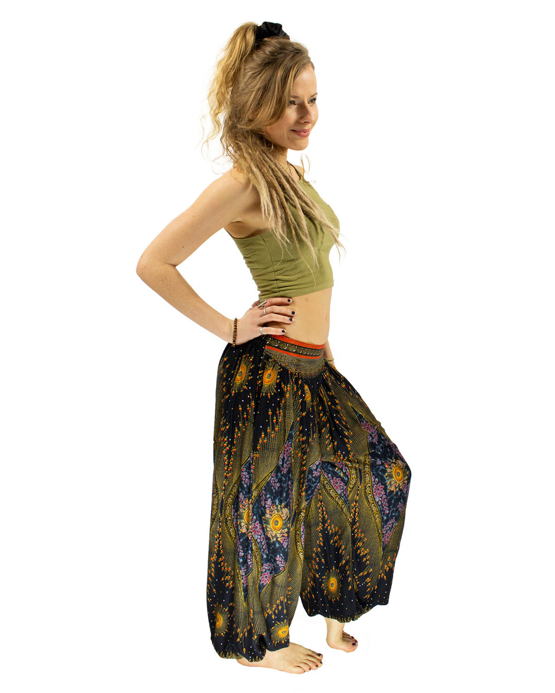 Aladdin Harem Pants Black