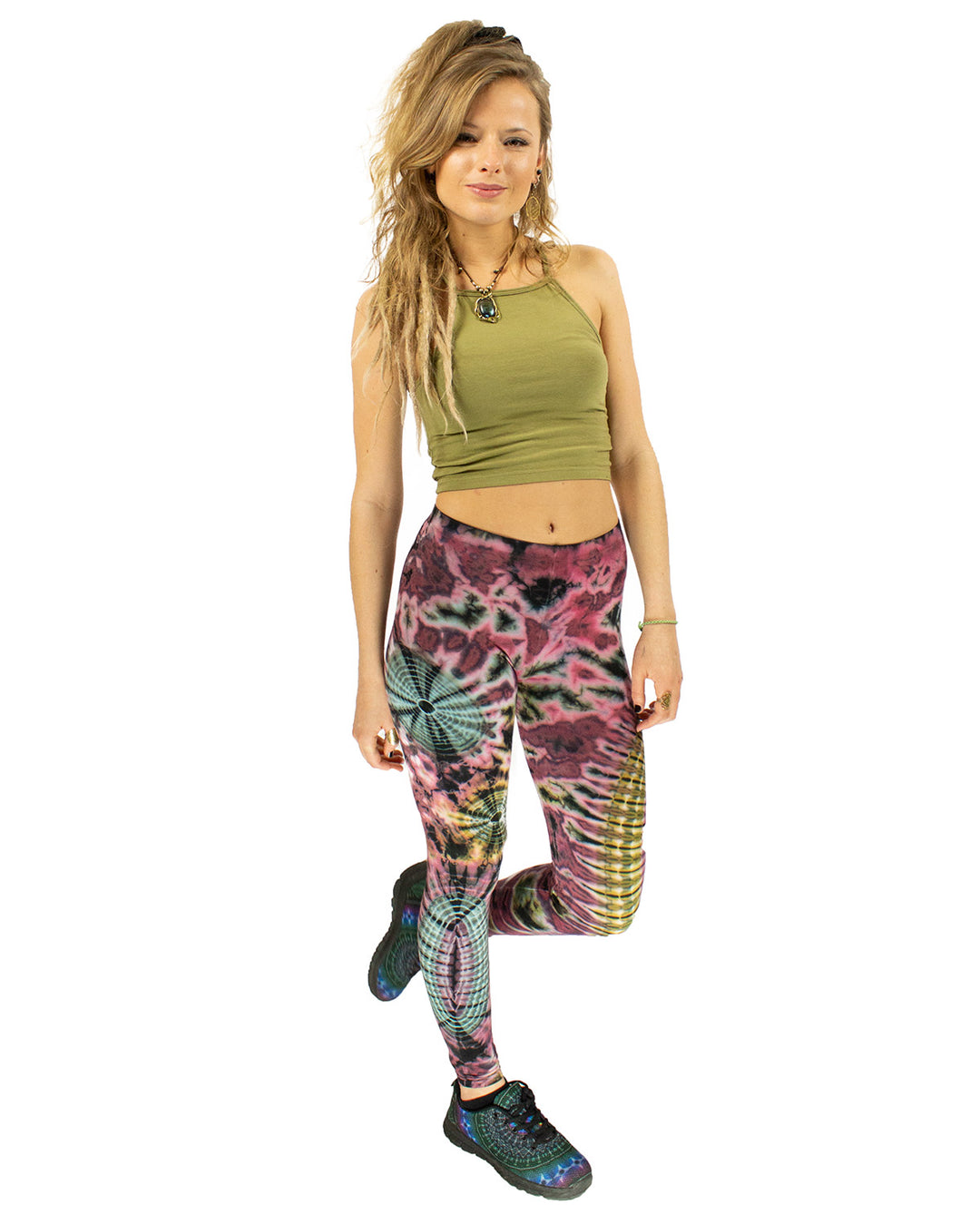 Tie Dye Leggings Pink