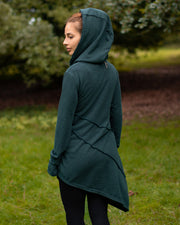 Hooded Pixie Dress Teal