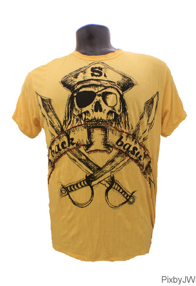 yellow pirate t-shirt sure