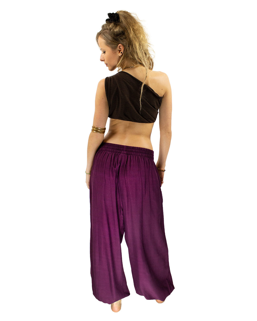 Aladdin Harem Pants Purple