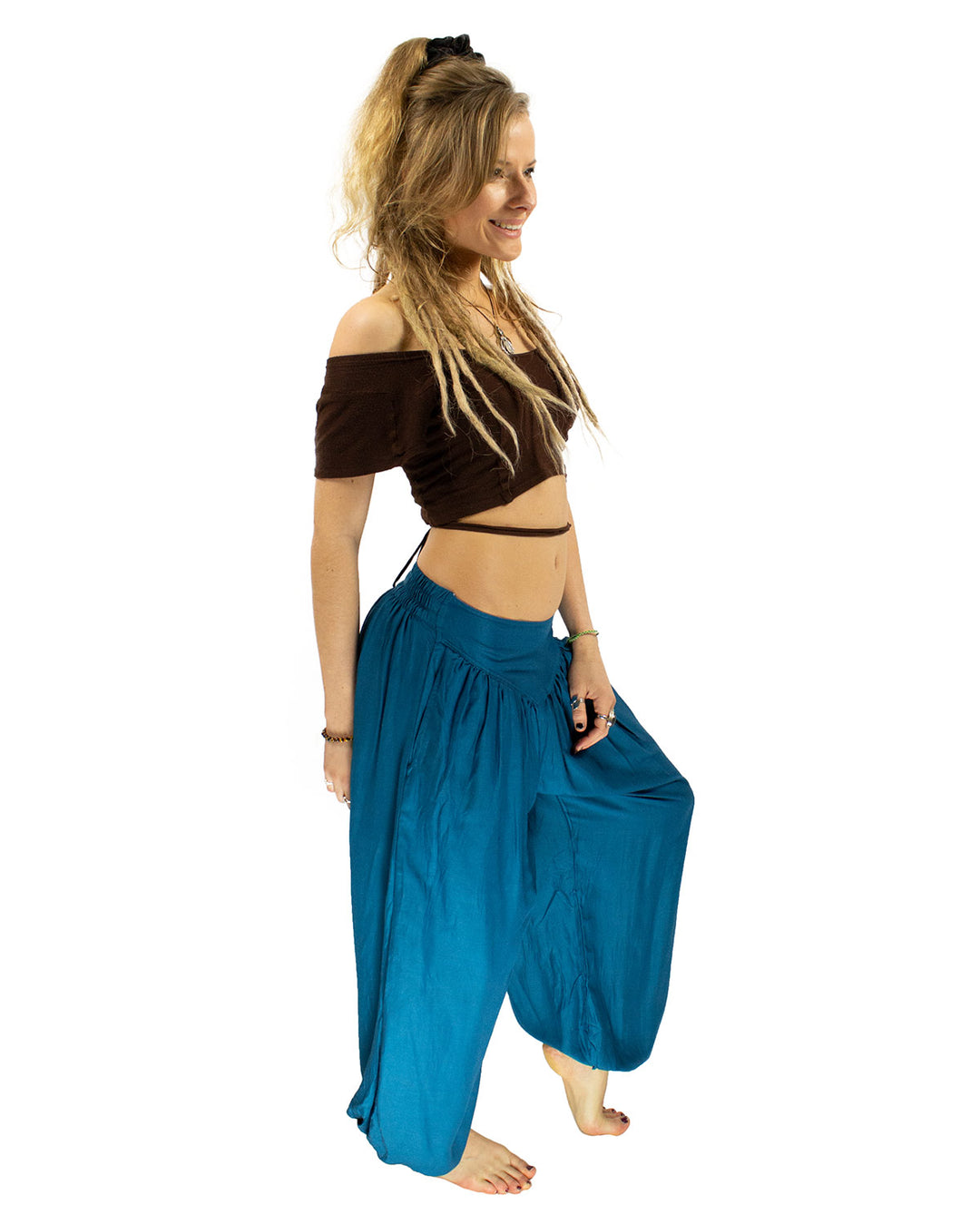 Aladdin Harem Pants Sapphire Blue