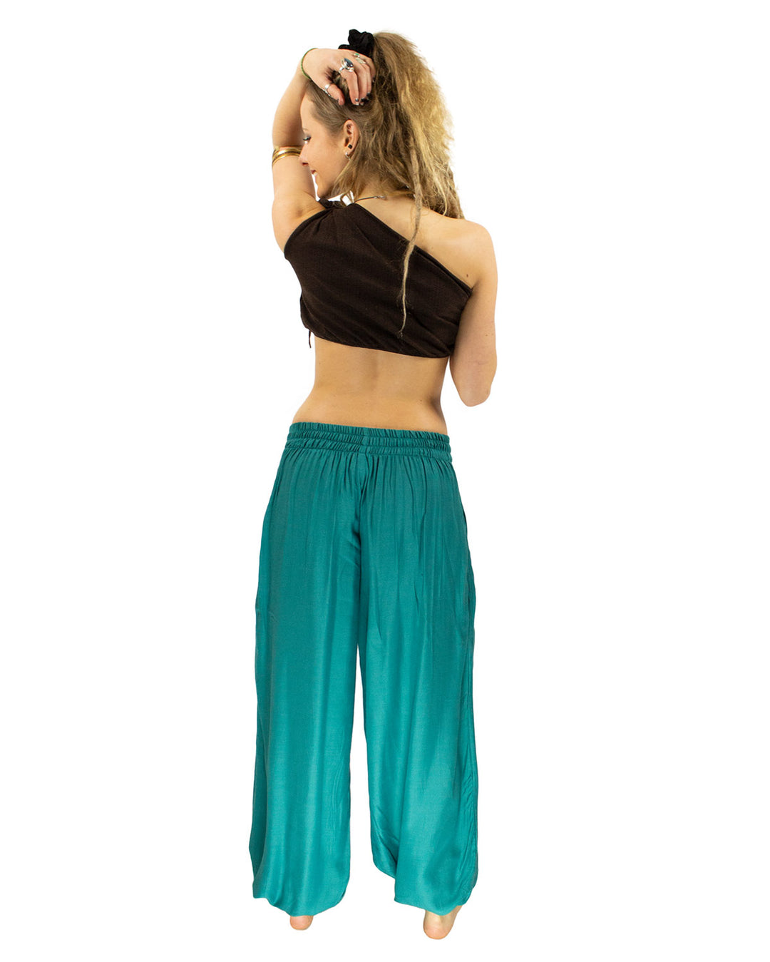 Aladdin Harem Pants Turquoise