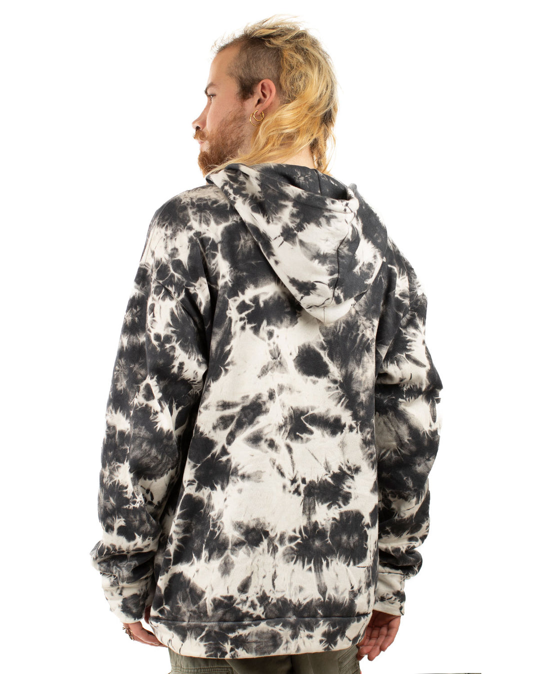 Tie Dye Zip Up Hoodie Jacket