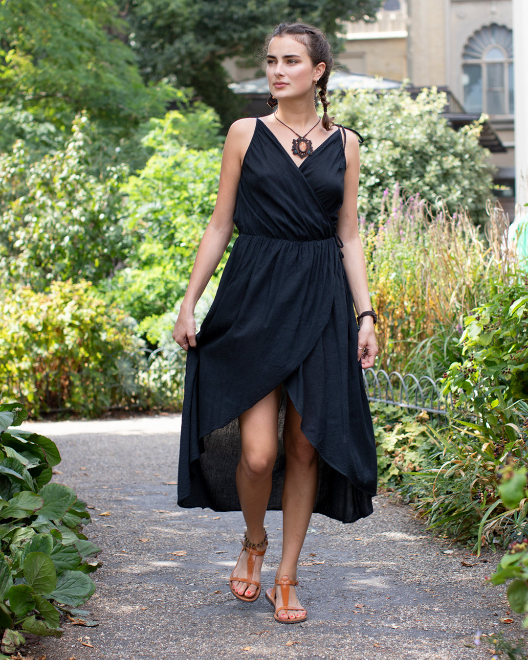 Asymmetric Cotton Dress Black blackpearlshop.co.uk Asymmetric Cotton Dress Black blackpearlshop.co.uk