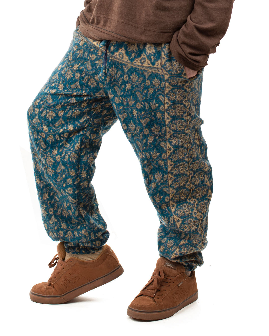 Winter Harem Pants Blue